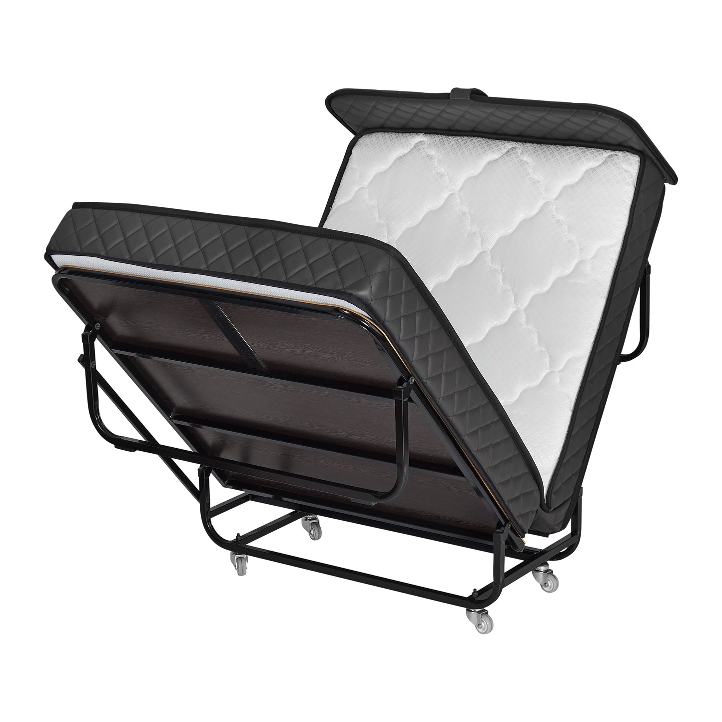 OUT OF STOCK! FREE PICK UP Miami - Edward - Rollaway folding bed Original PU leather, firm